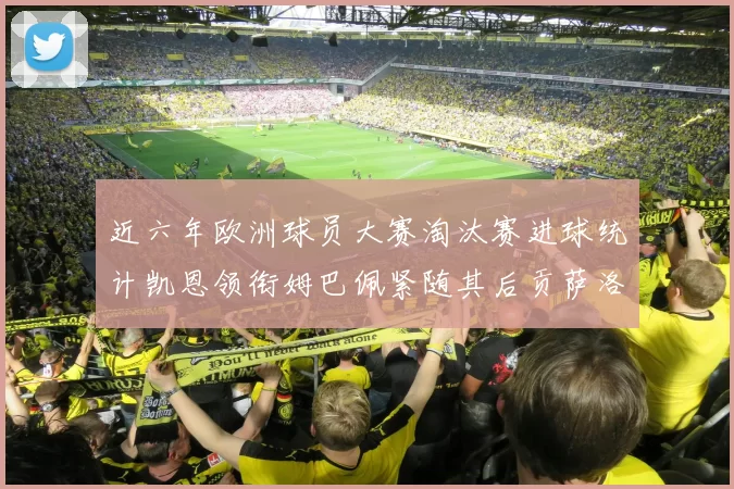 近六年欧洲球员大赛淘汰赛进球统计凯恩领衔姆巴佩紧随其后贡萨洛表现不俗